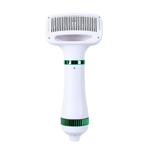 Dog and cat quick-drying fluffy comb pet smart electric hot air comb dog and cat air-drying and hair removal all in one champagne gold