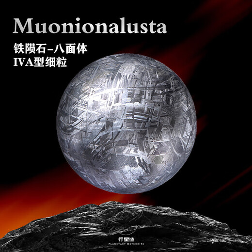 Buhesytbhiodha Swedish M nickel iron meteorite beads sky iron round beads Mandela iron meteorite bracelet cosmic gift ornament 50.4MM523G