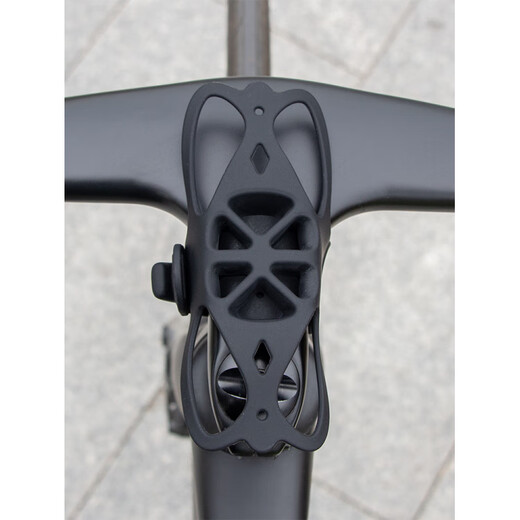 He Jiagong P9 silicone mobile phone strap mobile phone holder bicycle mountain bike road handlebar integrated handlebar P9-orange