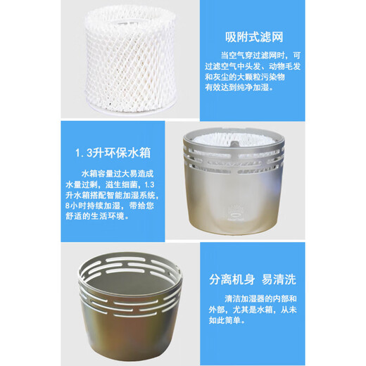 Philips (PHILIPS) Philips air humidifier household silent HU2716/HU4706 bedroom humidification for pregnant women and babies HU4706 pink