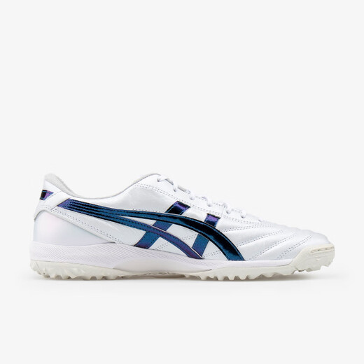 ASICS football shoes tf broken nail training shoes C3 FF kangaroo leather high-end cushioning grass sports shoes white/gradient blue 1113A056-101 41.5