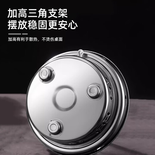 Olla seca mejorada a prueba de viento, estufa de alcohol, caldera de fuego pequeña para el hogar, olla de acero inoxidable, olla comercial, olla caliente, olla para sopa, olla seca de 26 cm (con tapa) + 20 piezas de cera sólida + estufa de alcohol de 18 cm