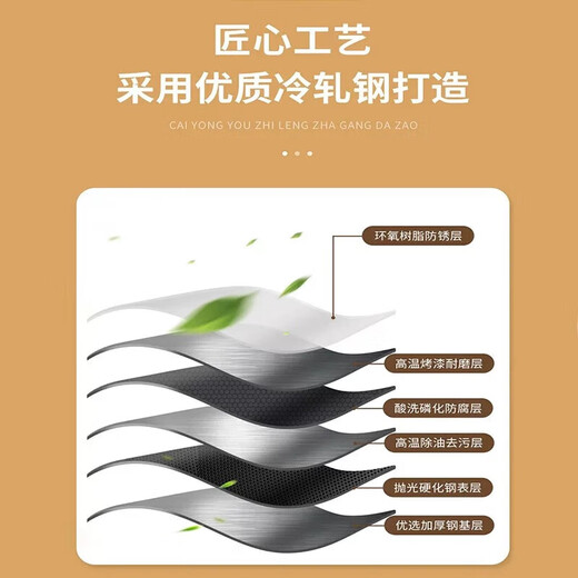 Household steel shoe rack entry door multi-layer simple storage rack balcony dormitory simple strong and durable storage rack four layers black length 60*width 35*height 80cm