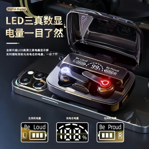 2025 New True Wireless Bluetooth Headset Wireless Blue Noise Reduction Super Long Battery Life Comfortable In-Ear No Harm Ears Sound Isolation Anti-Noise Good Hearing Apple Xiaomi Huawei Universal Exclusive M19 | Efficient Transmission | CVC Noise Reduction