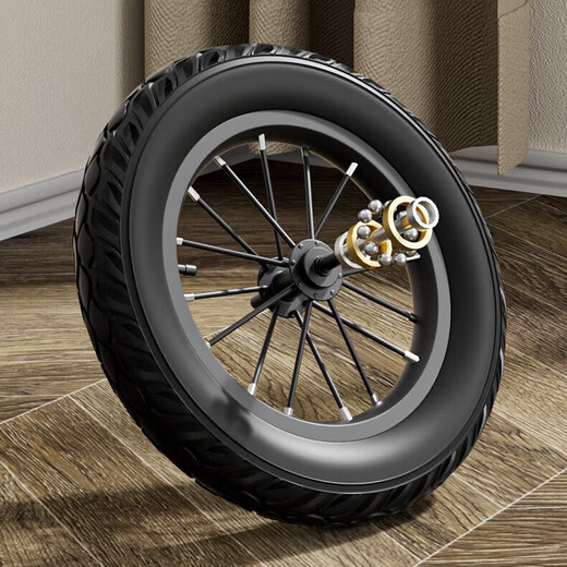 JD Logistics Children's Bicycle 2-3-6-9 Years Old Bicycle Children's Bicycle with Auxiliary Wheels for Boys and Girls Khaki Spoke Wheels (Ordinary Auxiliary Wheels) 12 Inch Recommended Height 85-105 cm