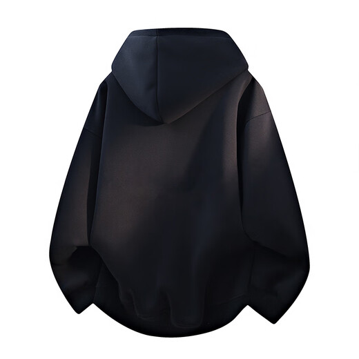 Homlean solid color simple hooded sweatshirt men's spring cleanfit loose versatile casual top HWY80 light gray L