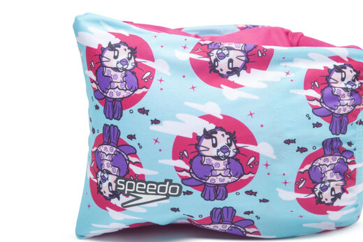 Speedo children's swimming armband, buoyancy aid for beginners, PVC material, safe swimming training, Aqua Splash, otter throwing toy, one size fits all