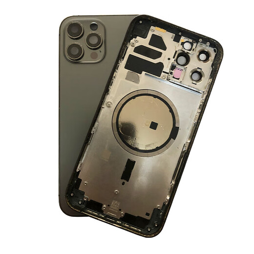 Suitable for Apple back shell assembly, mini back cover assembly shell, promax original back shell glass assembly, 12mini back cover integrated, remark color 9 (US version shell