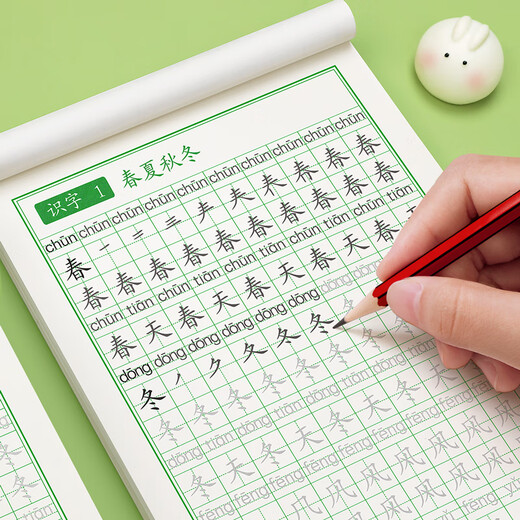 金枝叶一年级下册练字帖同步生字字帖小学生1-6年级专用人教版语文每日一练写字练字本硬笔书法练习贴