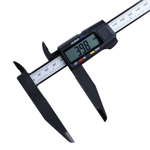 Mitzi Digital Caliper Carbon Fiber Electronic Vernier Caliper High Precision Internal and External Diameter Home Measuring Tools Jewelry Wenwan Jade 0-300/0.1mm