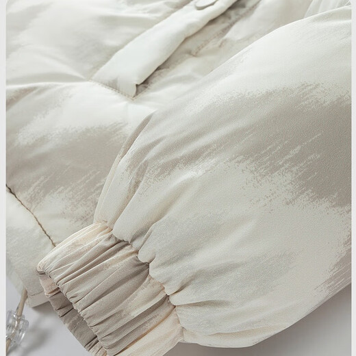 Delhui Cotton Jacket Men's Winter Stand Collar Versatile Windproof Thickened Cotton Color Matching Casual Warm Jacket Khaki XL