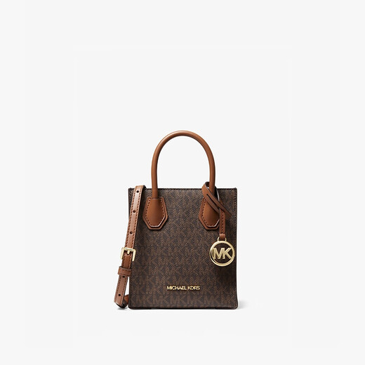 MICHAEL KORS New Year's gift Michael Kors MK classic Mercer mini tote bag dark brown/acorn brown 200 mini
