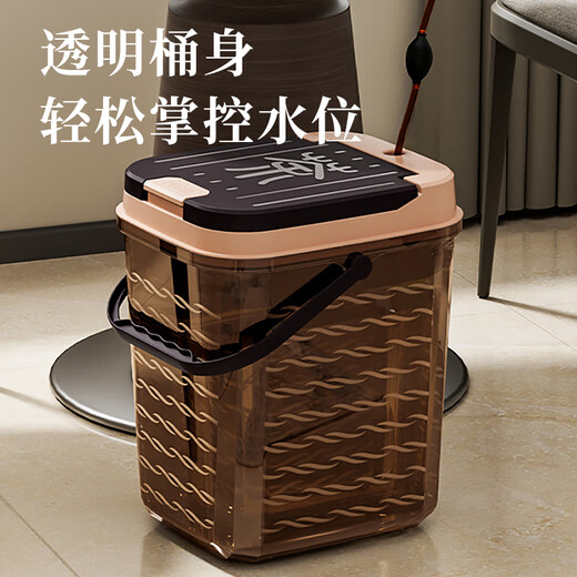 Eight Thousand Lines Tea Bucket Tea Wastewater Tea Dry and Wet Separation Filter Tea Table Tea Table Water Tea Set Accessories Tea Leak Drainage Bucket