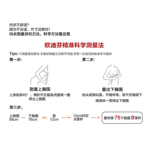 Ordifen Women's Underwear No Wires Zodiac Year of the Horse New Year Antibacterial Seamless Bra Set Skin Friendly Small Breast Push Up Bra Chinese Red 75A