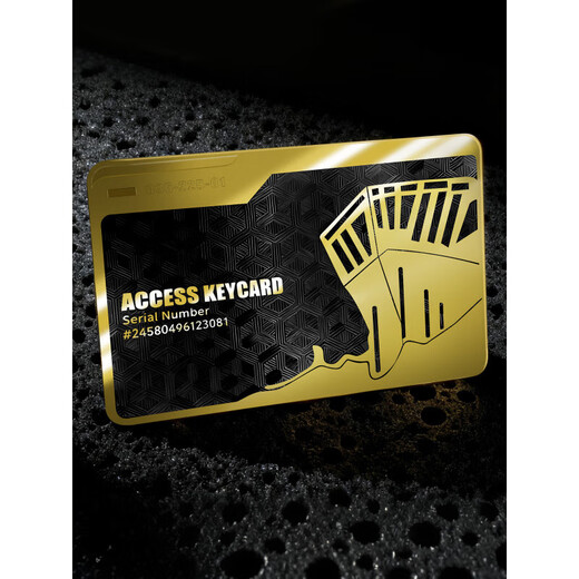 Delta Action NFC Activation Card 2025 Hot Game Surroundings The Same Metal Key Card President Room Card <Anti-interference NFC Style> Four Room Card Set