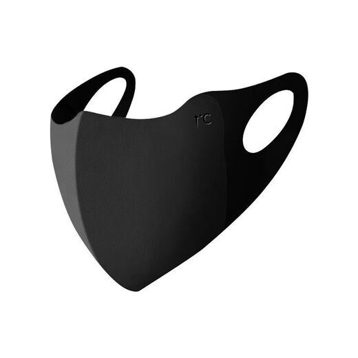 Xunliba's new winter Maillard warm mask for women, good-looking, eye-protecting, thickened, velvet, windproof and cold-proof cycling mask, 2 packs - cool black + moonlight gray