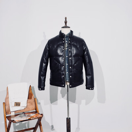 CHEVALPES international first-line brand full, fluffy, New Zealand sheepskin down jacket leather jacket for winter cold protection New Zealand sheepskin down jacket S