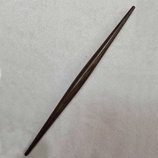 Shijanu rosewood high-density solid wood rolling pin for dumpling wrappers, rosewood 30.5*1.9cm with scale