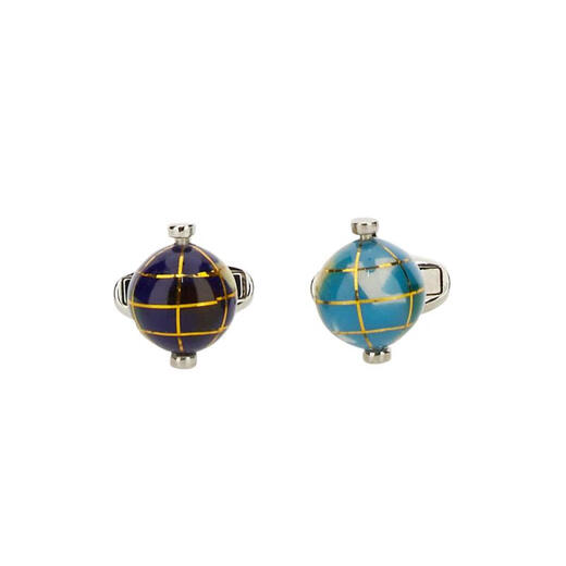 Paul Smith men's cufflinks fixed decorative metal inlaid business banquet accessories design and color 2 pieces