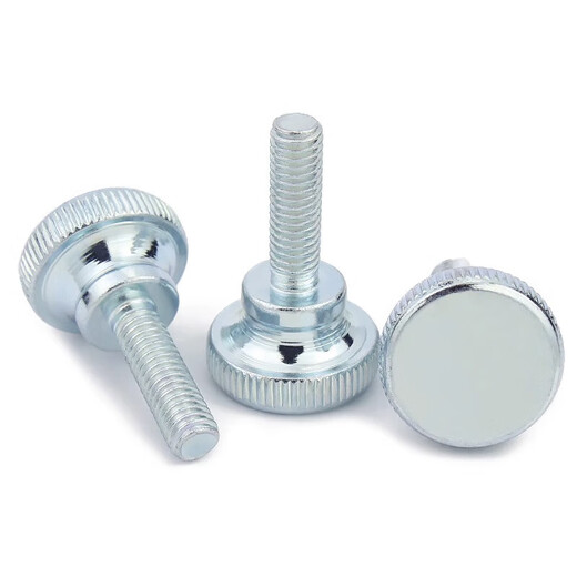 Gold super high head knurled hand screw GB834 step screw double-layer large head adjustment bolt M3M4M5M6M8 M4*10 (10 pieces)