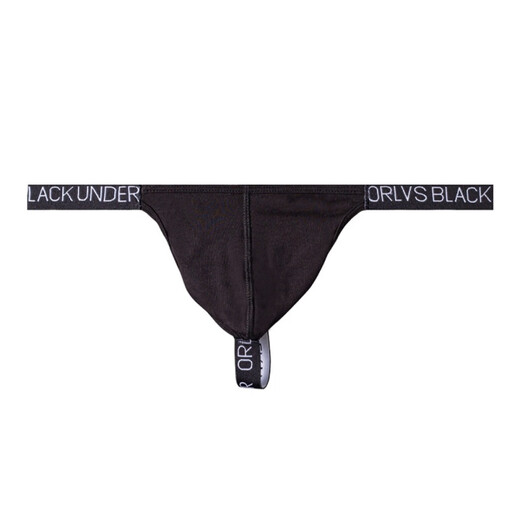 Magnificent thin men's thong modal low waist sexy breathable zero touch attack 0 fun M black