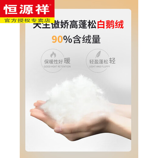 Hengyuanxiang minus 40 degree down pants for women's winter outer wear 2025 new thickened high-waisted removable liner straight cold-proof goose down pants black regular style upgraded lining + goose down filling XL 175 (2 feet 3 waist)