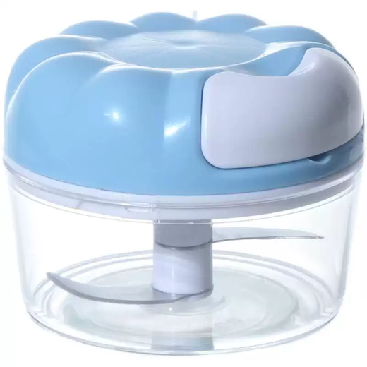 Yusenyi manual garlic grinder garlic grinder kitchen tools garlic grinder garlic pounder garlic press blue (1 piece)