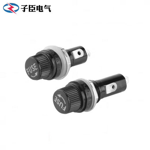 5*20mm 5X20MM glass tube fuse holder, fuse hole 12mm 15A10A250V 5*20 fuse holder (5 pieces)