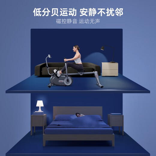 SUNNY official direct sales sculls rowing machine home fitness equipment indoor silent foldable exercise shoulder and neck performance upgraded version package installation / this option is exposed