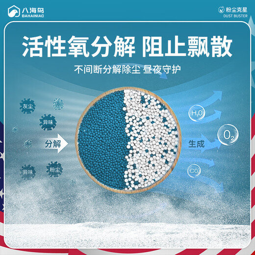 Bahainiao dust removal and purification magic box household clean air super dust-proof, moisture-proof and mildew-proof fresh desiccant 3 boxes