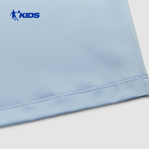 Jordan QIAODAN children's unisex long-sleeved T2026 spring new style children's unisex casual sweatshirt top Breeze Blue 101