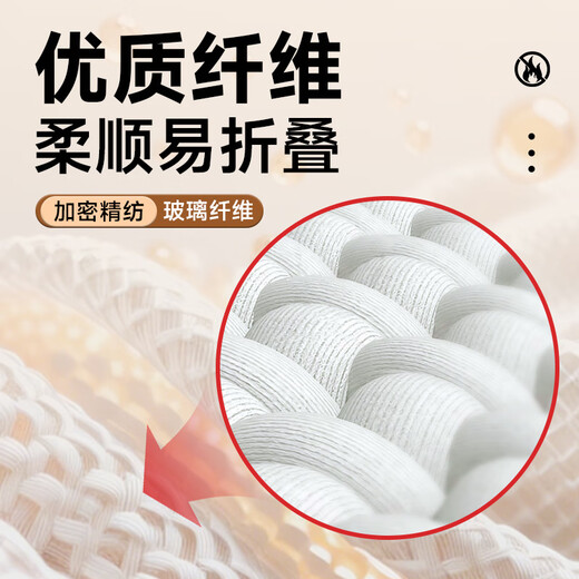 Fire Certification Fire Blanket 1m Hotel Canteen Special Home Kitchen Fiberglass Escape Fire Blanket 1.5m*1.5m_Regular Style_Huapi