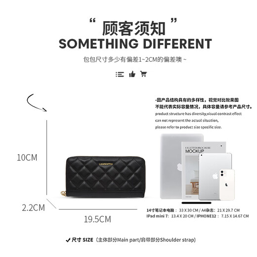 Old lady's first-layer cowhide wallet, large capacity, long coin card holder, wallet holder, clutch bag, light luxury birthday gift