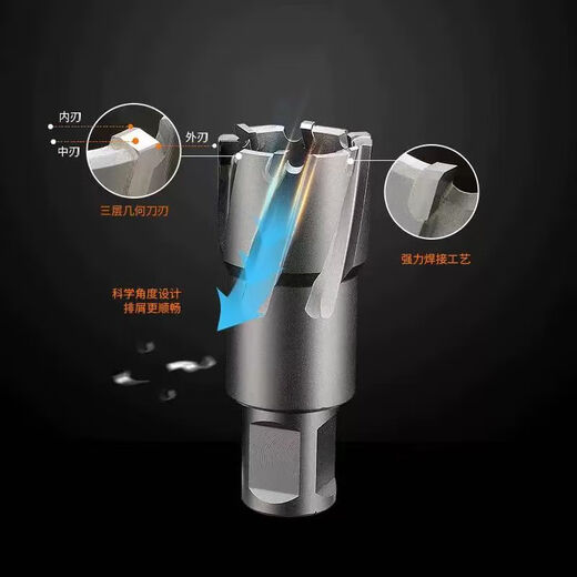 SHHSTOOLS Hengsheng полое сверло, открывалка для отверстий, металлическое сверло из сплава 35 мм для пробивания стальной пластины, сверло из нержавеющей стали, магнитное сверло, диаметр 24*35 мм * глубина сверления