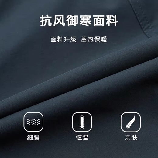 Middle-aged men's cotton detachable hooded cotton coat 2025 winter new thickened and warm dad winter jacket 20503-2281 Khaki 5XL about 170-200Jin Jin equals 0.5 kg can be worn