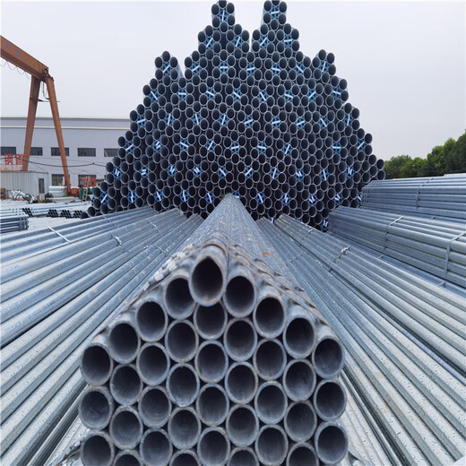 Xiaocai galvanized steel pipe Jinzhou Huaqi Youfa labor galvanized round pipe SC100 threading pipe SC galvanized pipe factory direct sales