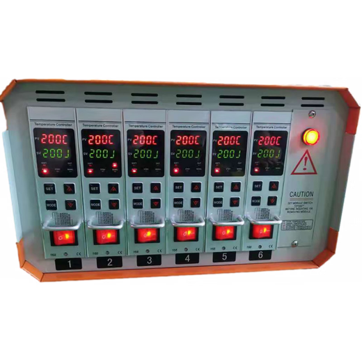 Hot runner temperature control box large plug-in temperature control intelligent anti-burn temperature control card mold line controller temperature control instrument table JCD intelligent anti-burn temperature control box six sets