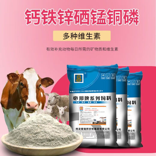 Bibang 5% cattle and sheep premix breeding ewe fattening feed cow compound additive trace elements for breeding sheep 5% beef cattle and sheep general T9225
