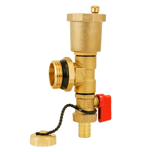 Fußbodenheizungs-Wasserverteiler, automatisches Auslassventil, geothermisches Ablassventil, Artefakt, kleiner Korb, Kühlerablassventil, Ablassventil, Saitenhalter, Verriegelungs-T-Stück