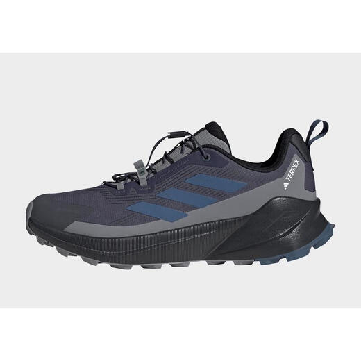 Adidas men's trail running shoes waterproof, non-slip, breathable, shock-absorbing GORE-TEX membrane EVA midsole synthetic leather fabric Blue 42