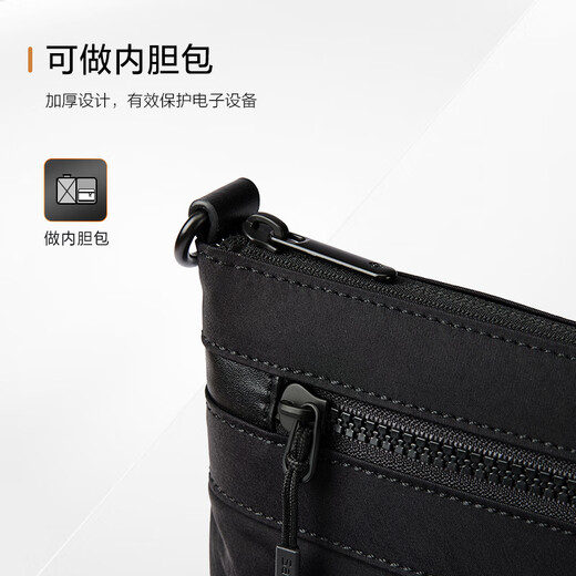 Samsonite men's business handbag 13.3-inch computer bag cow leather business trip briefcase New Year gift