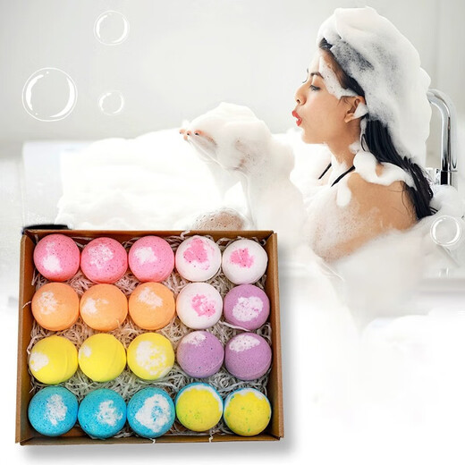 Jinshengtang Essential Oil Bath Salt Ball Explosive Salt Bubble Bath Ball Children's Super Bubble Dew Bath Agent Liquid Bath Ball Ball 4 Pieces