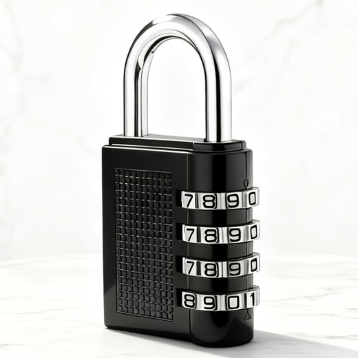 AUBURN large password lock padlock indoor and outdoor door lock password padlock warehouse door lock metal lock 304A black