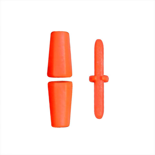 Rock fishing Kara stick, sea fishing raft fishing line set, fixed Awa float weight, hanging stick, tide-receiving accessories, boxed fishing gear, transparent color, 20 sets with free storage box