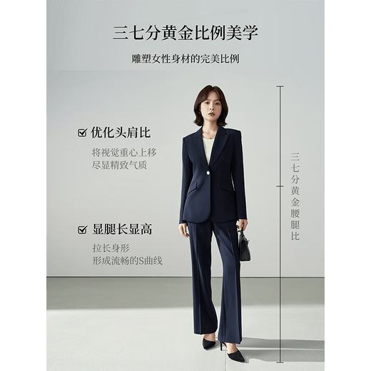 Lady Bird black suit suit for women, professional high-end formal wear, national exam interview, commuter suit jacket TZ322 Gothic black haute couture series M suitable for 100-110 Jin Jin equals 0.5 kg can be worn