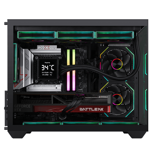 Colorful RTX5060 Ti 5070 host AMD 7500F column-free sea view room designer e-sports game desktop DIY assembly computer complete machine AMD R5 7500F+5060ti host
