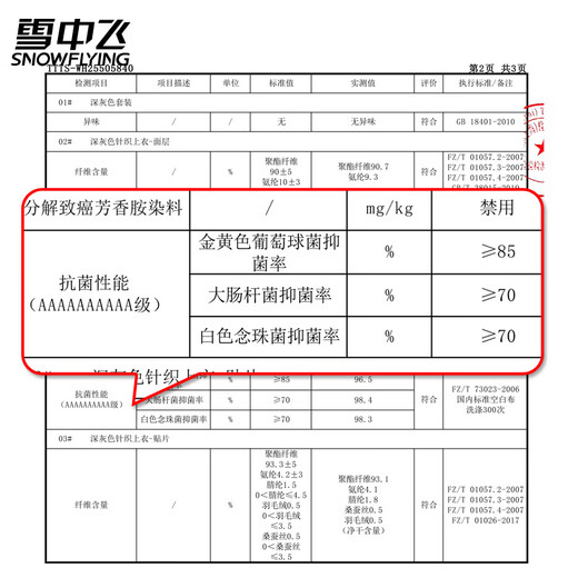 Flying in the Snow Men's Thermal Underwear Men's Down Silk Patch 10A Antibacterial Autumn Clothes and Autumn Pants Set Autumn and Winter Plus Velvet