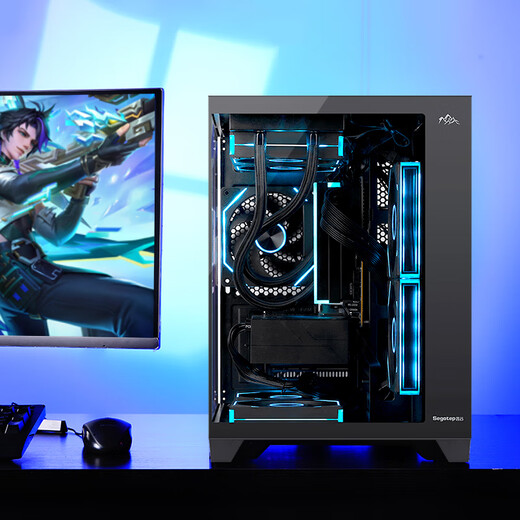 AMD Ryzen 7 R7 5700X/9700X host/RTX5060TI/5070Ti/7650GRE/RTX5060 gaming desktop computer host complete DIY assembly machine R7 5700X+RTX5060Ti丨Eight packages