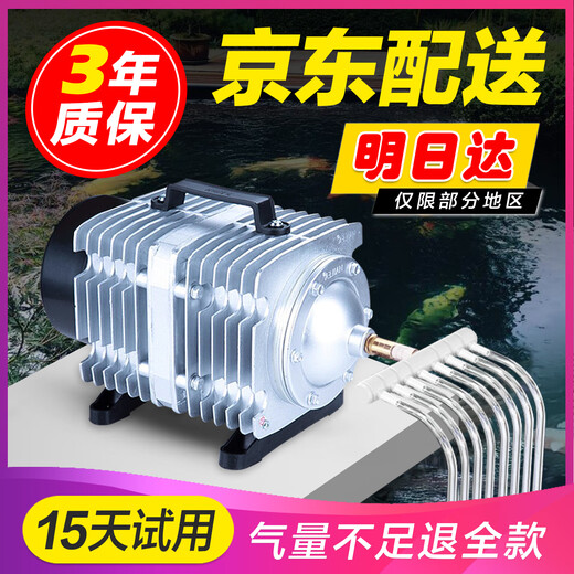 Youzhixing Aquarium-Sauerstoffanreicherungspumpe, Hochleistungs-Oxygenator, Fischzucht und Verkauf von Fisch, Meeresfrüchten, Sauerstoffpumpe, Sauerstoffanreicherung, Aquakultur, Sauerstoffanreicherungspumpe, ACO-002 Luftpumpe, 25 W, komplettes Zubehörset