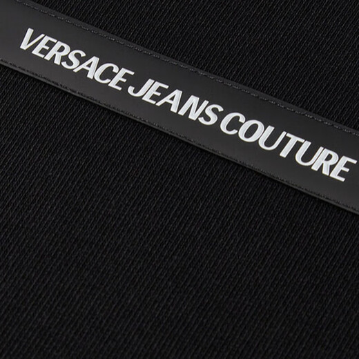 Versace (VERSACE) long-sleeved sweatshirt for men, black XS
